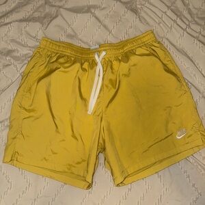 Nike Golden Yellow Swim Shorts